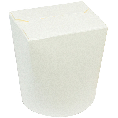 Купить контейнер бумажный china pack 500мл н98хd103 мм белый матовый pps 1/30/480, 30 шт./упак в Москве
