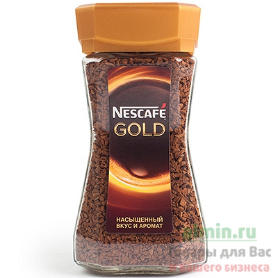 Купить кофе растворимый 190г nescafe gold в стекле nestle 1/1 в Москве