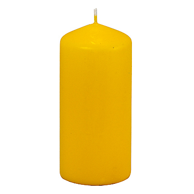 Купить свеча столбик н130хd60 мм желтая papstar 1/10 (артикул производителя 13589) в Москве