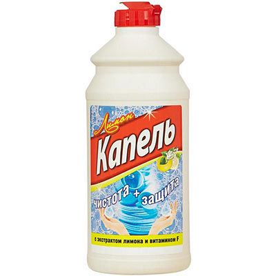 Купить средство для мытья посуды 500мл капель лимон и витамин f аист 1/15 в Москве