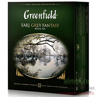 Купить чай черный пакетированный 100 шт в индивидуальной упак greenfield earl grey 1/9 в Москве