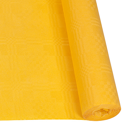 Купить скатерть бумажная ш 1200 мм 8 м в рулоне желтая papstar 1/12 (артикул производителя 18596) в Москве