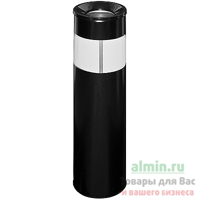 Купить урна-пепельница н602хd150 мм с черной пепельницей металл черная tn 1/1 в Москве