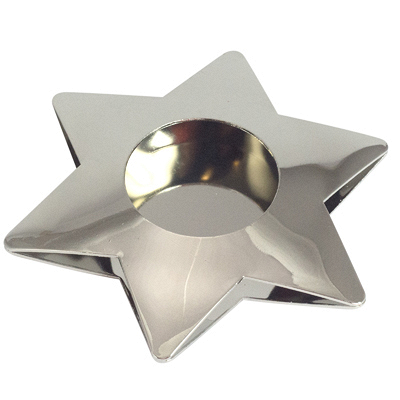 Купить подсвечник d110 мм звезда серебристый papstar (артикул производителя 86518) в Москве