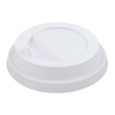 Купить крышка для стакана d80 мм 100 шт с закрытым питейником белая pp "каштан" в Москве