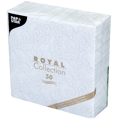 Купить салфетка бумажная белая 40х40 см 1-сл 50 шт/уп royal casali papstar 1/5 (артикул производителя 84876) в Москве