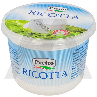 Сыр мягкий РИКОТТА PRETTO 500г 45% УМАЛАТ 1/6 Купить сыр мягкий рикотта pretto 500г 45% умалат 1/6 в Москве
