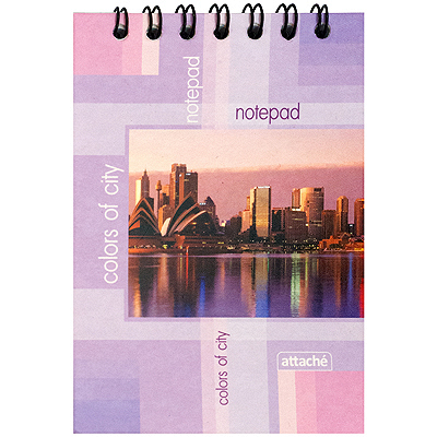 Блокнот А7 40 лист ЭКОНОМ на спирали "ATTACHE" Купить блокнот а7 40 лист эконом на спирали "attache" в Москве