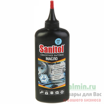 Купить масло смазочное 250мл бытовое морозостойкое sanitol gf 1/16 в Москве